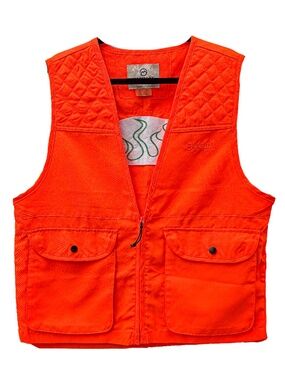 Magellan Outdoors Blaze Orange Hunting Vest Size S Utility